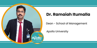Apollo University, Dean - School of Management: Dr. Ramaiah Itumalla Interview